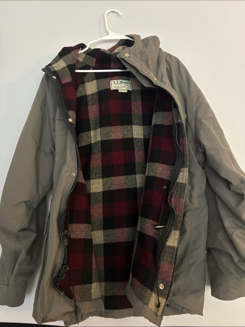 VTG L.L. Bean Wool Lined Baxter State Parka - Picture 4 of 7